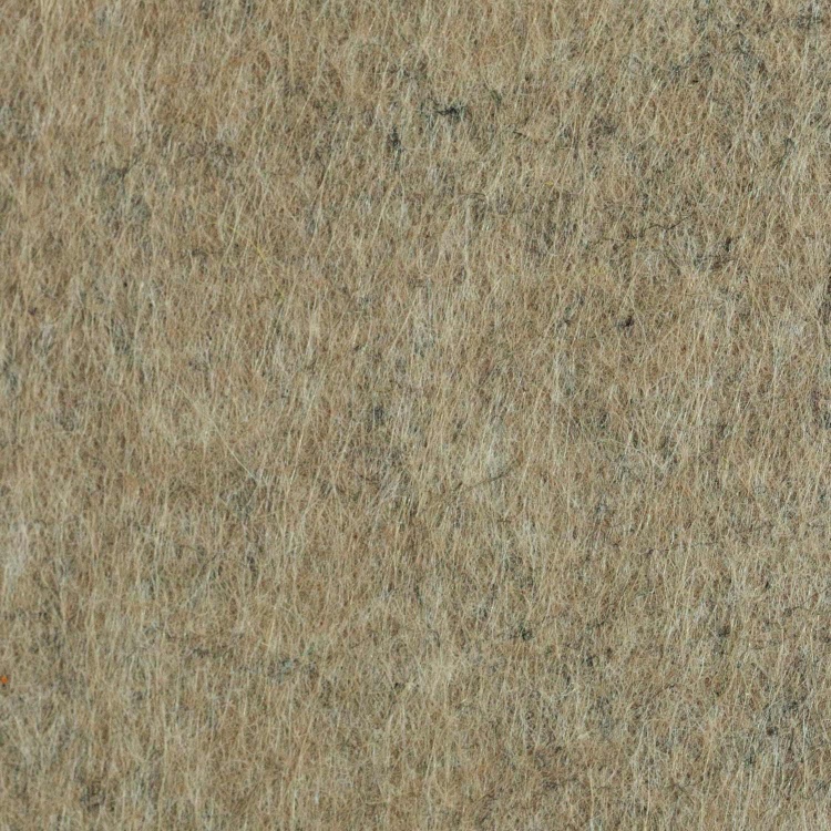 Close-up of Brown Felt Material Showing Textured Surface