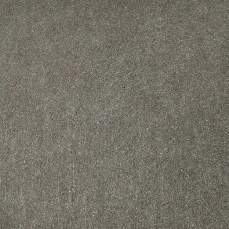 Close-Up of Grey Felt Fabric Texture, Ideal for Backgrounds and Overlays