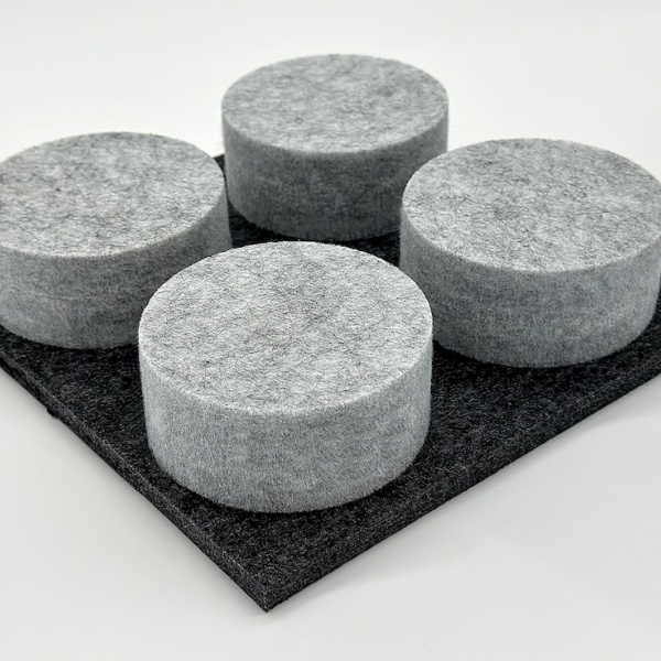 Round - Light Gray on Dark Gray