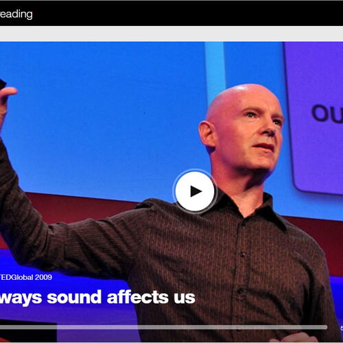 Julian Treasure Delivering a TED Talk on 'The 4 Ways Sound Affects Us' at TEDGlobal 2009